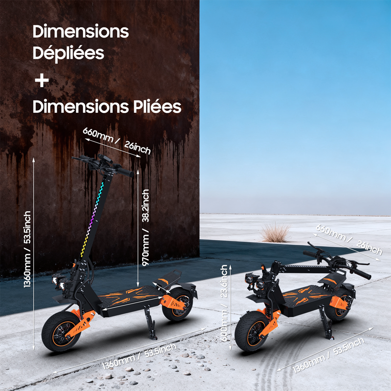 TUNO E5 Ultra Dual-Motor Electric Scooter