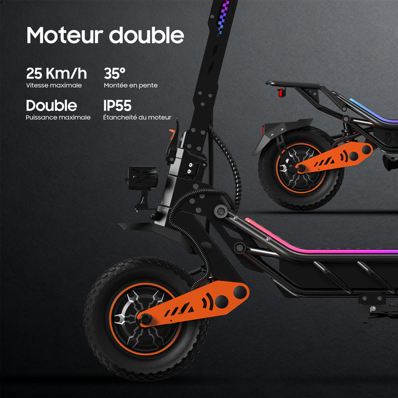 TUNO E7 ultra Dual-Motor Electric Scooter